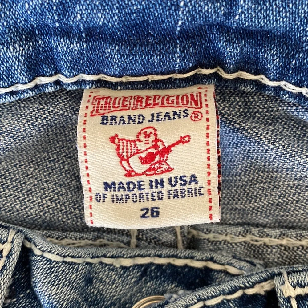 True Religion Jeans, flare style with embellishments, size 26 - Picture 6 of 13